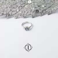 Verenički prsten sa akvamarinom i brilijantima
