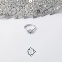 Verenički prsten sa akvamarinom i brilijantima