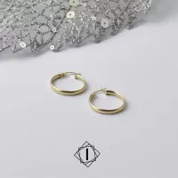 Elegantne zlatne minđuše
