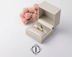 Verenički prsten od roze zlata
