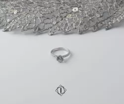 Verenički prsten belo zlato