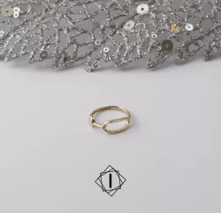 HIT MODEL - Zlatni prsten neobičnog oblika