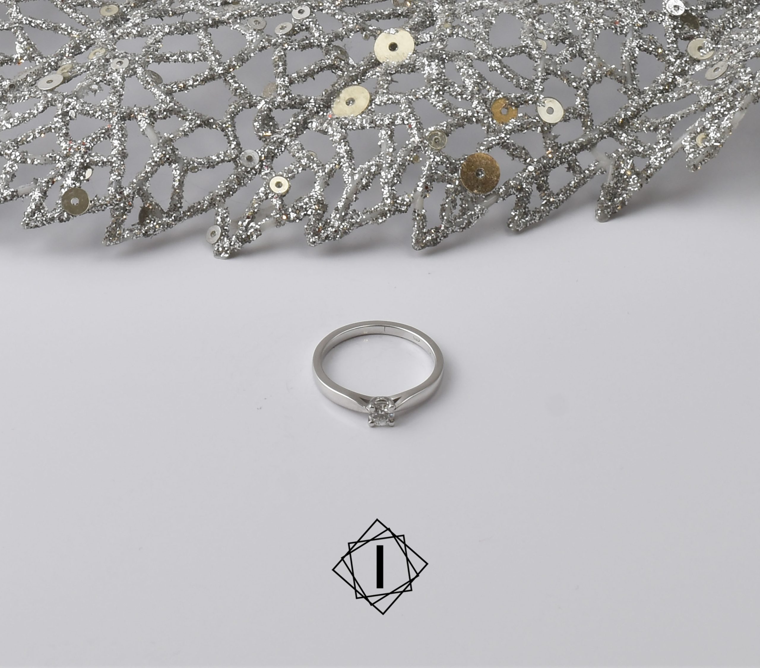 Verenički prsten od belog zlata