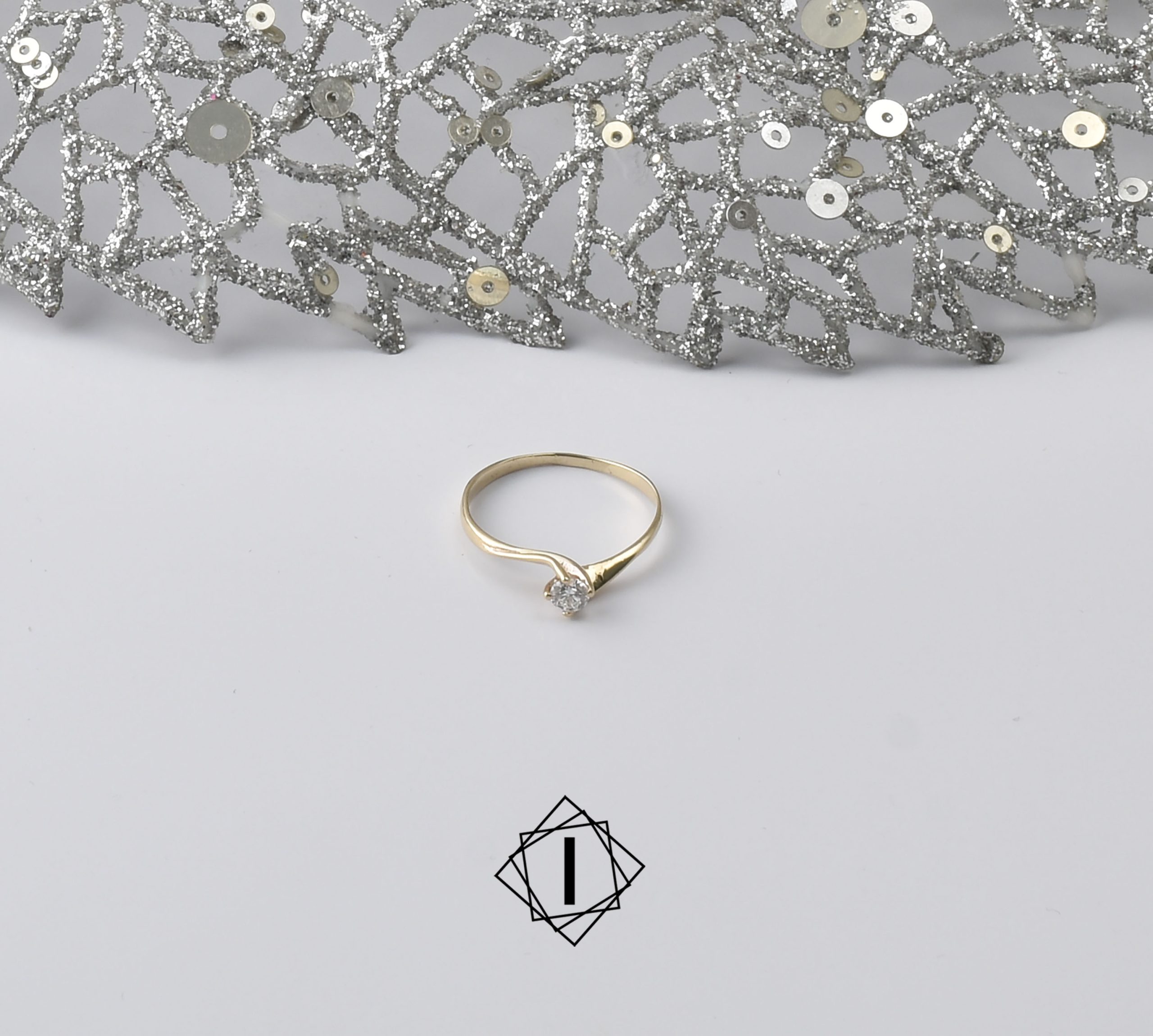 Unusual engagement ring