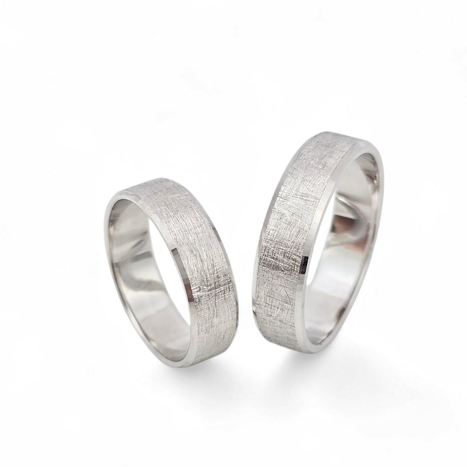 White gold wedding rings
