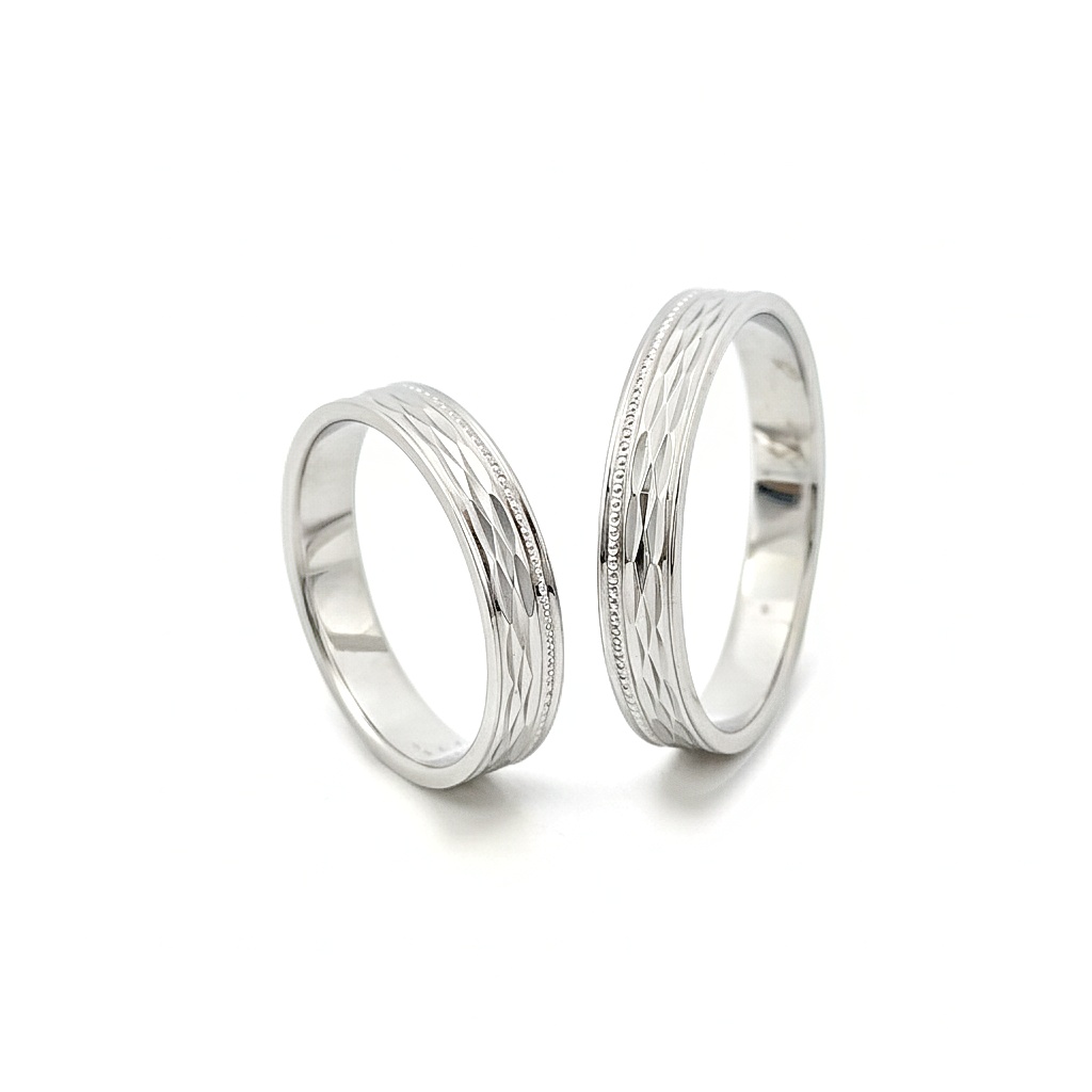 White gold wedding rings